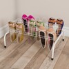 Hastings Home 9-pair Floor Shoe Rack, Storage Organizer for Tennis Shoes, Sneakers, Heels, Flats, for Home 655302SYM